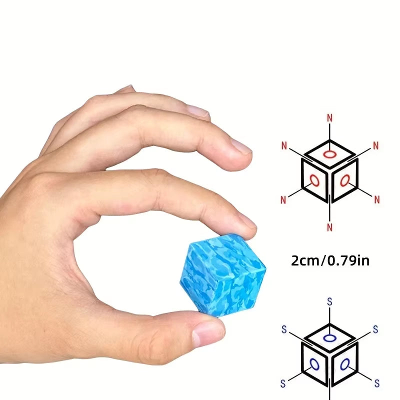 Magnetic Building Blocks Magnet Set for Boys Girls Age 3+ Diy Model Child Kids Montessori Sensory Toys